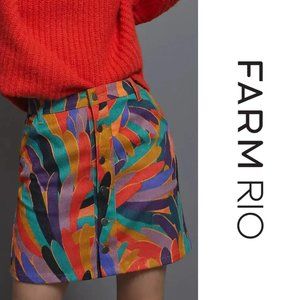 FARM Rio Kiki Corduroy Skirt XS (from Anthropologie)